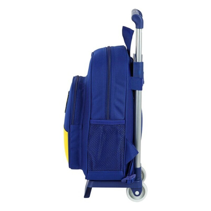 School Rucksack with Wheels 705 F.C. Barcelona (27 x 10 x 67 cm)