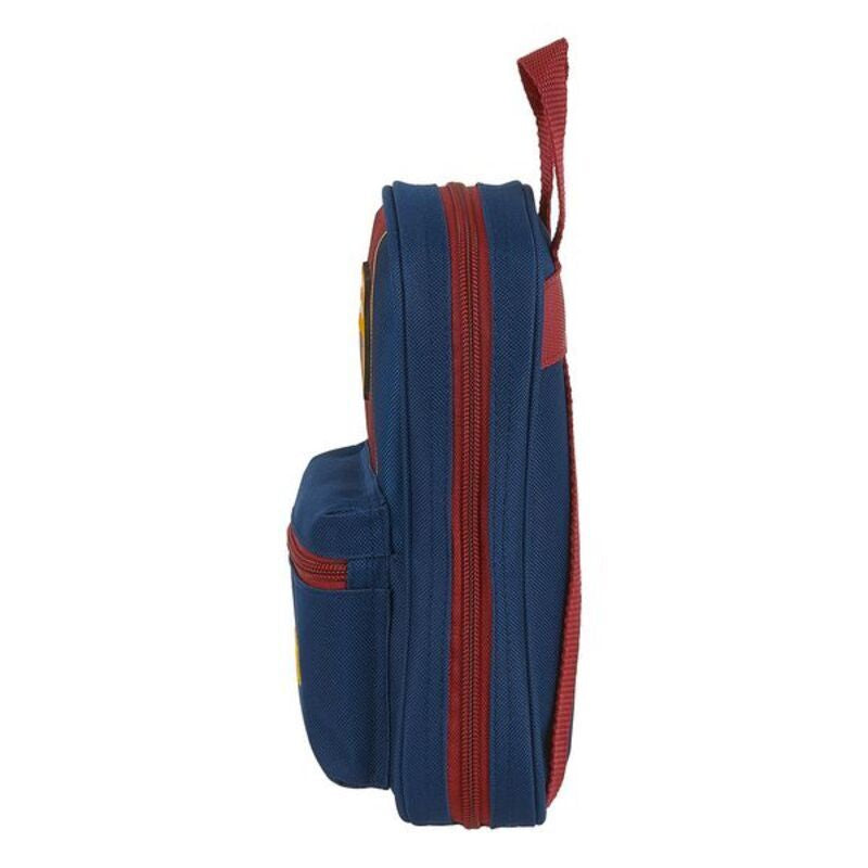 Backpack Pencil Case F.C. Barcelona 20/21 Maroon Navy Blue (33 Pieces)