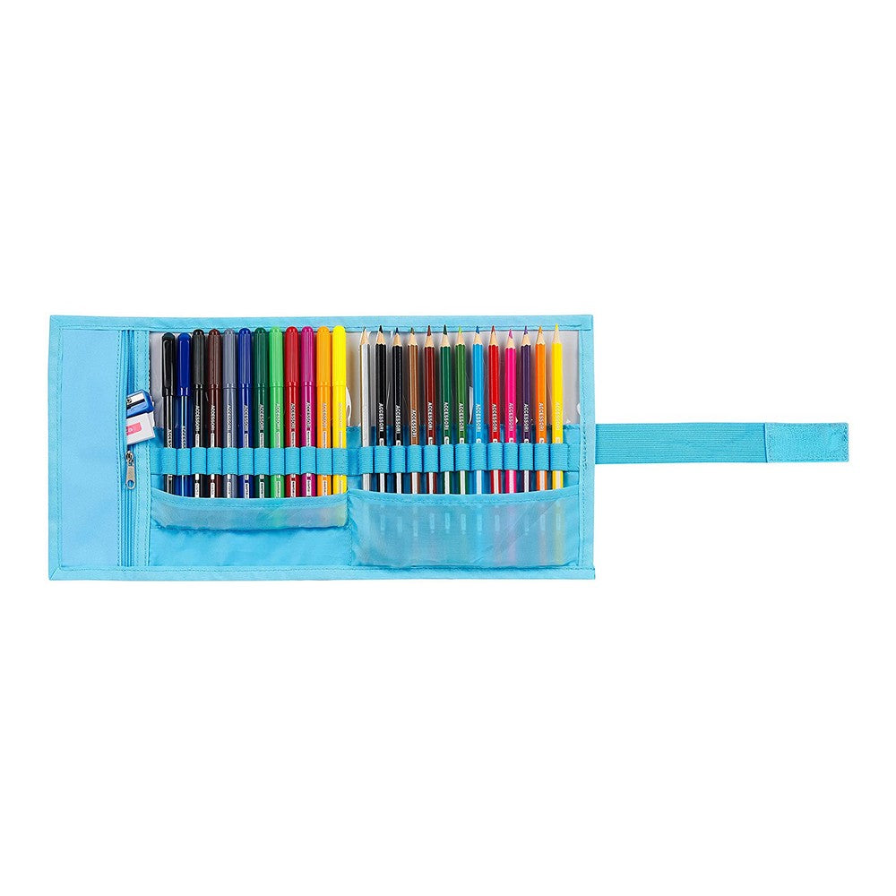 Case Moos Rollers Multicolour Light Blue (27 Pieces)