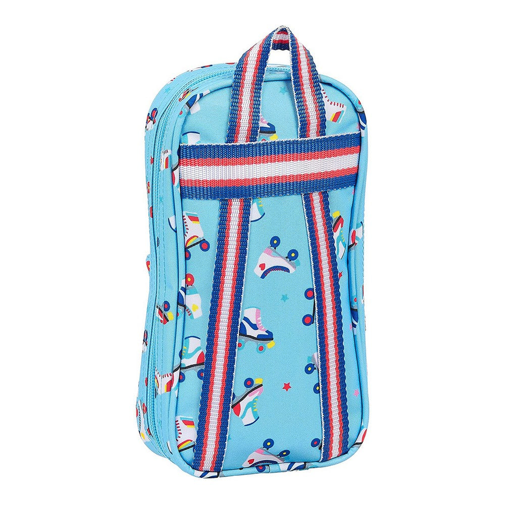 Backpack Pencil Case Rollers Moos Multicolour Light Blue