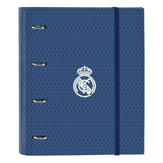 Ring binder Real Madrid C.F. Leyenda Blue (27 x 32 x 3.5 cm)