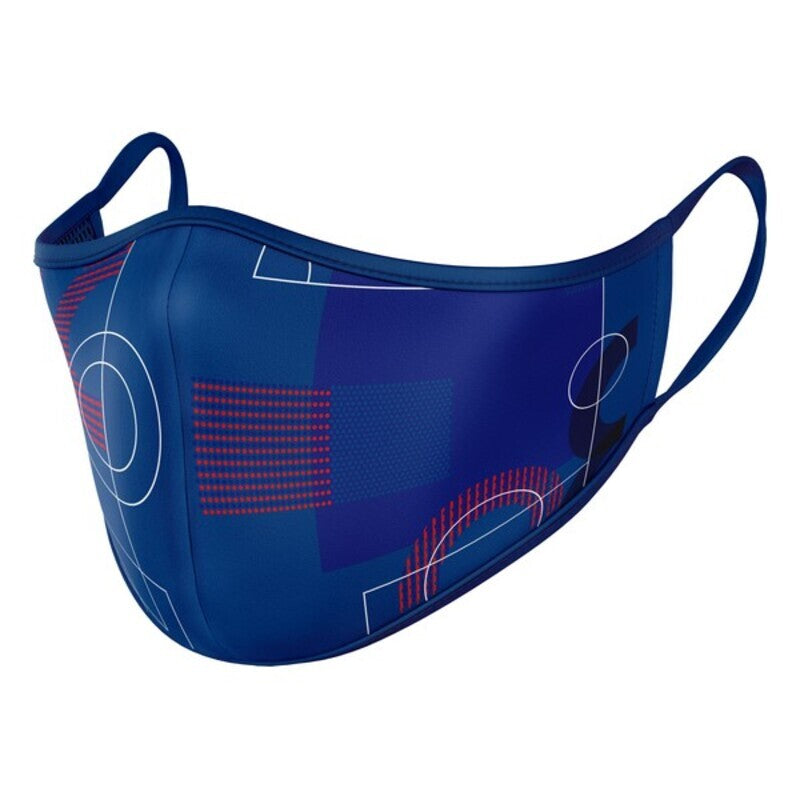 Hygienic Reusable Fabric Mask F.C. Barcelona Children's Blue