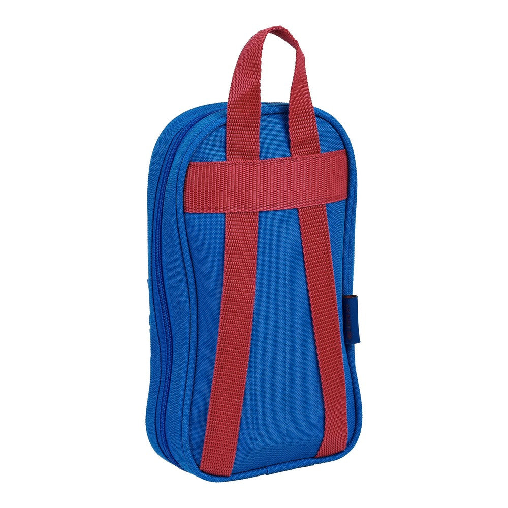 Backpack Pencil Case F.C. Barcelona Maroon Navy Blue (33 Pieces)