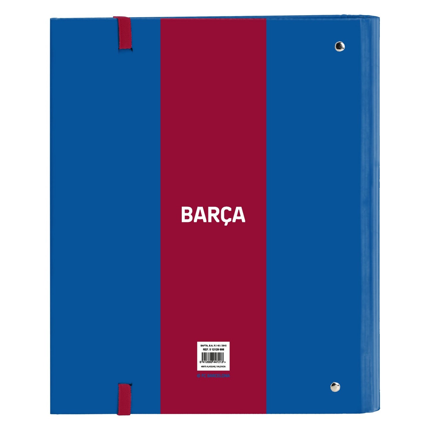 Ring binder F.C. Barcelona M666 A4 Maroon Navy Blue (27 x 32 x 3.5 cm)