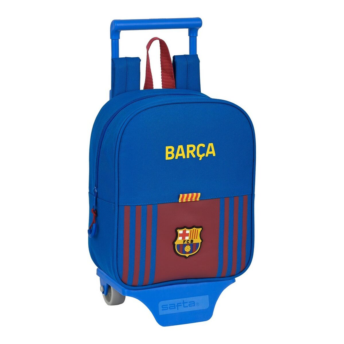 School Rucksack with Wheels F.C. Barcelona