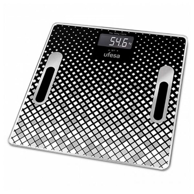 Digital Bathroom Scales UFESA BE1855 (30 x 30 cm) Negro