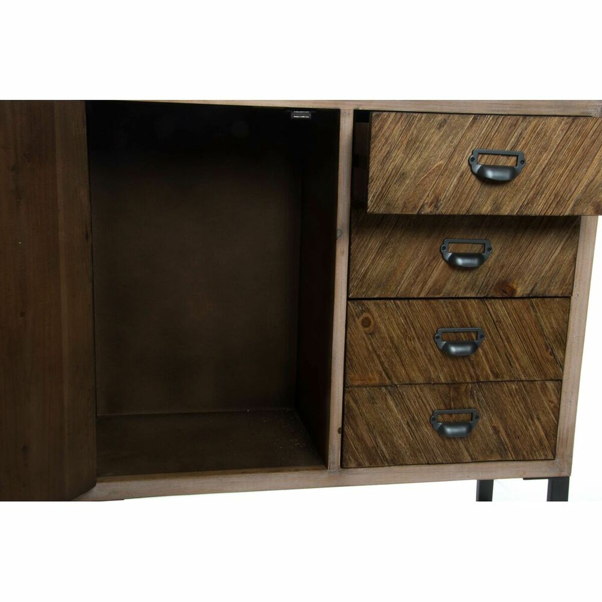 Sideboard DKD Home Decor Metal Wood (80 x 30 x 80 cm)