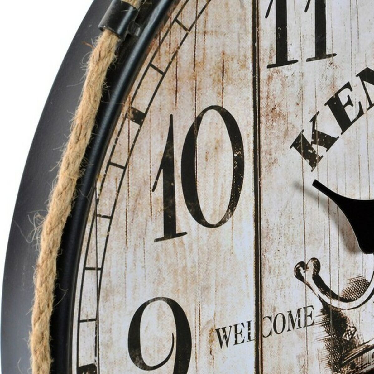 Wall Clock DKD Home Decor Wood Metal (2 pcs) (50 x 4 x 71 cm)