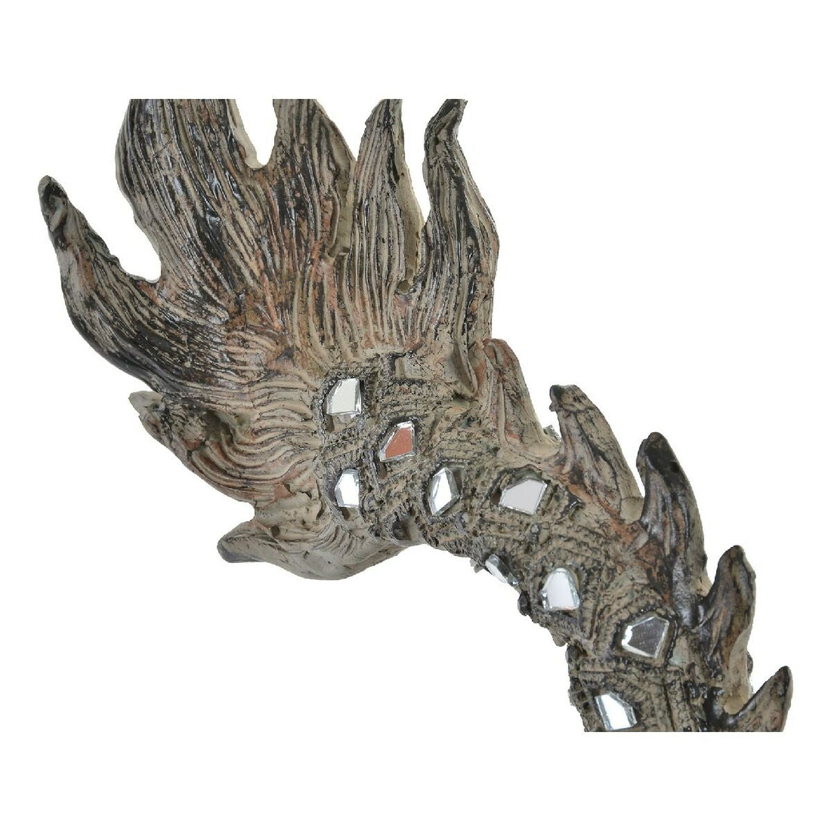 Decorative Figure DKD Home Decor Dragon Resin Crystal (52 x 13.5 x 31 cm)