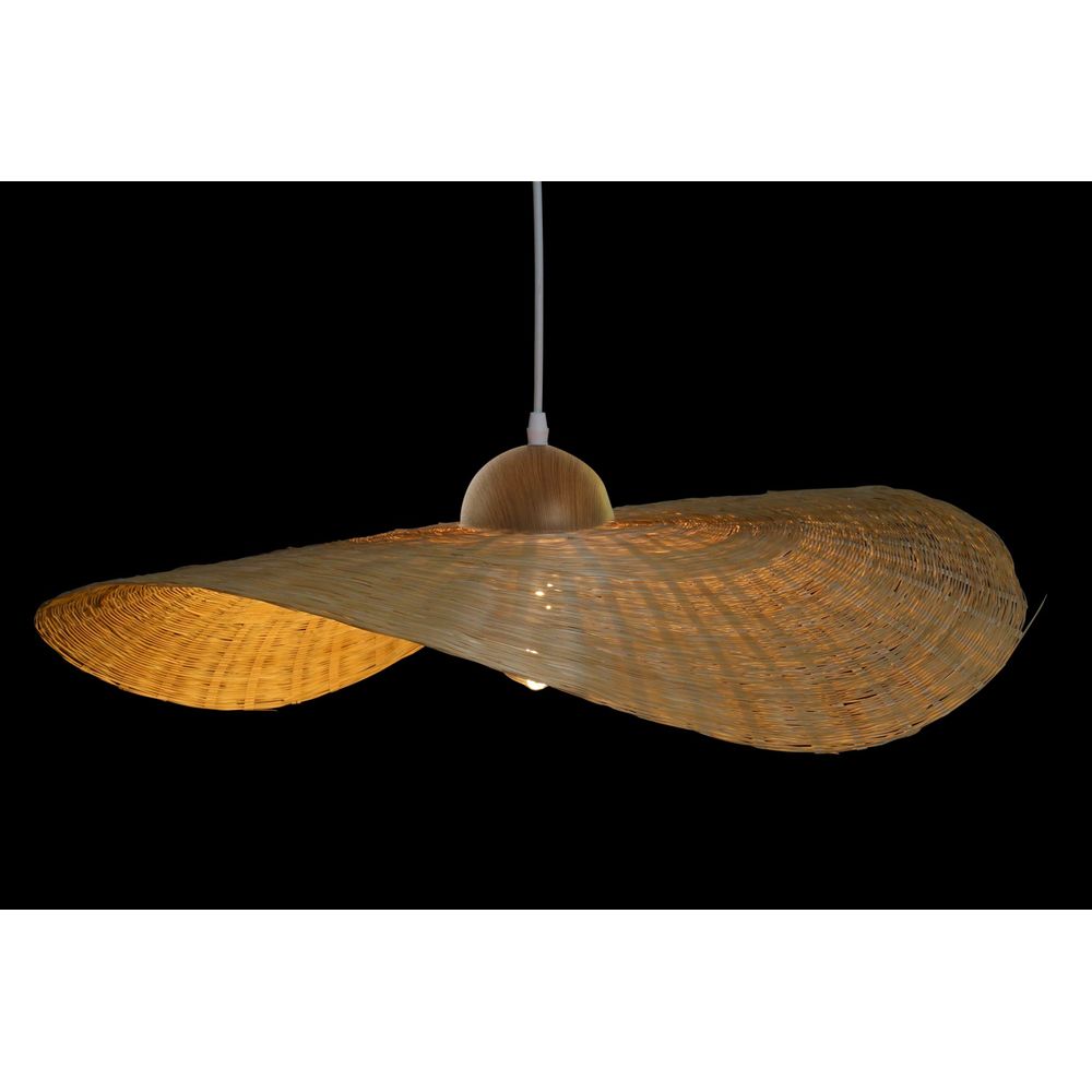 Ceiling Light DKD Home Decor Bamboo Sunhat (70 x 70 x 10 cm)