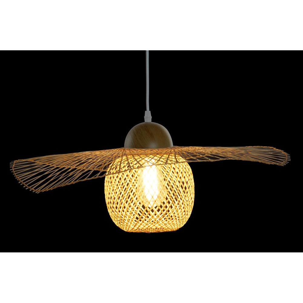 Ceiling Light DKD Home Decor Bamboo Sunhat (55 x 55 x 19 cm)