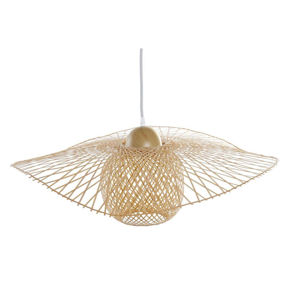 Ceiling Light DKD Home Decor Bamboo Sunhat (55 x 55 x 19 cm)