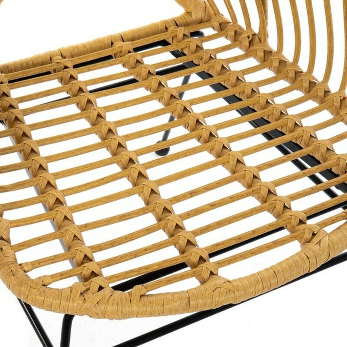 Garden chair DKD Home Decor Metal Rattan (76 x 67 x 86 cm)