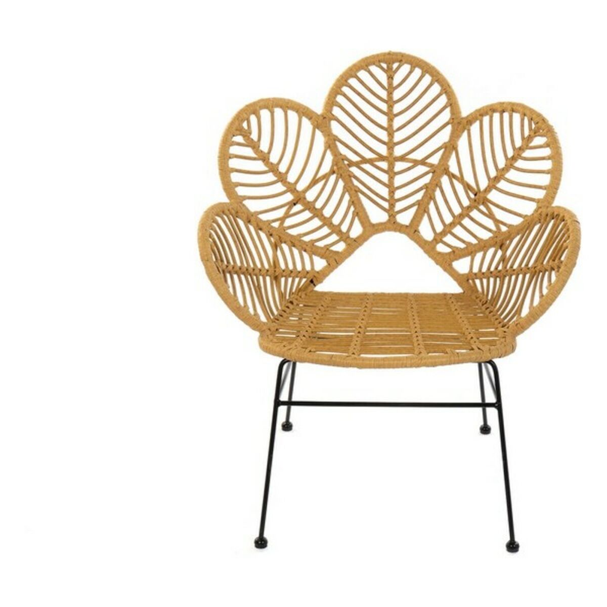 Garden chair DKD Home Decor Metal Rattan (76 x 67 x 86 cm)