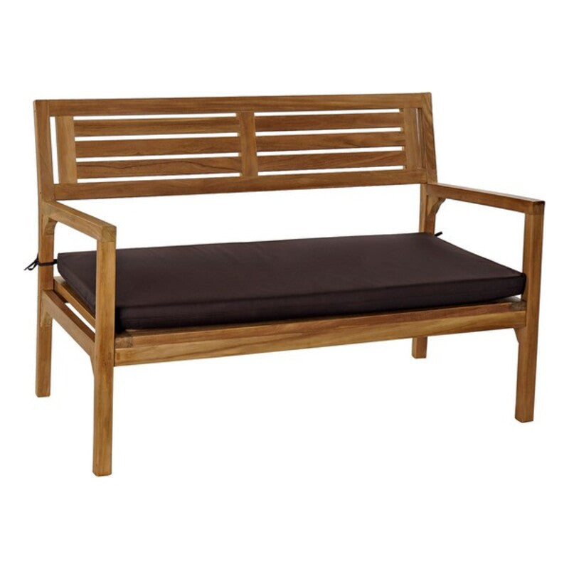 Table Set with 3 Armchairs DKD Home Decor   Teak Cotton (127 x 72 x 88 cm) (4 pcs)