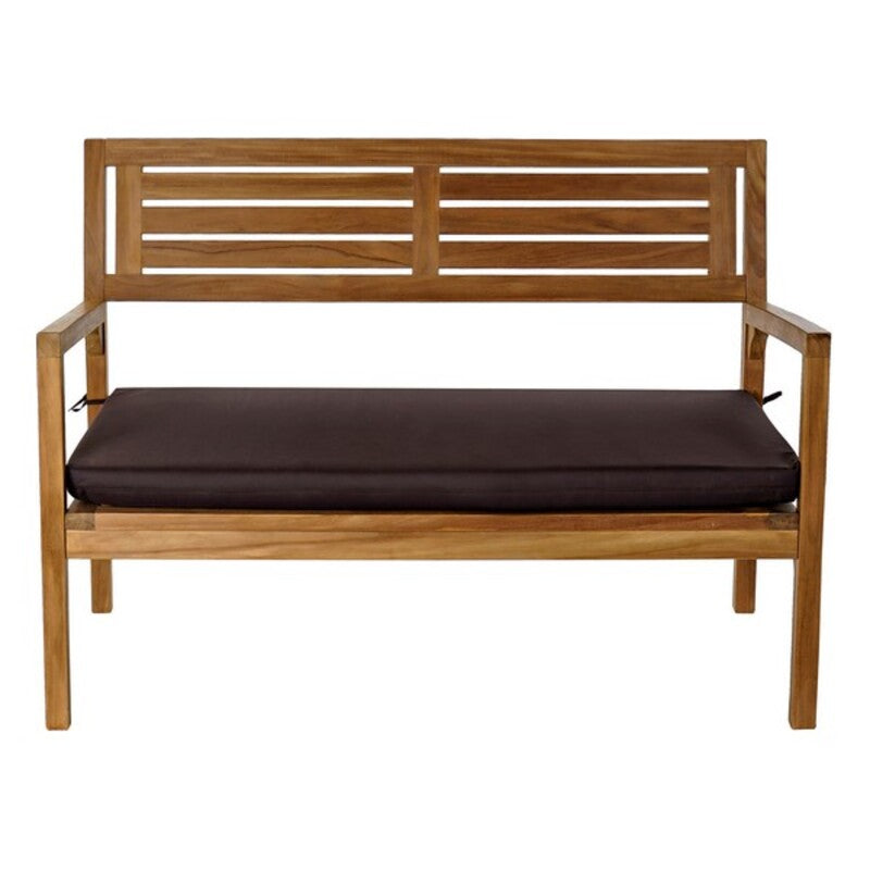 Table Set with 3 Armchairs DKD Home Decor   Teak Cotton (127 x 72 x 88 cm) (4 pcs)