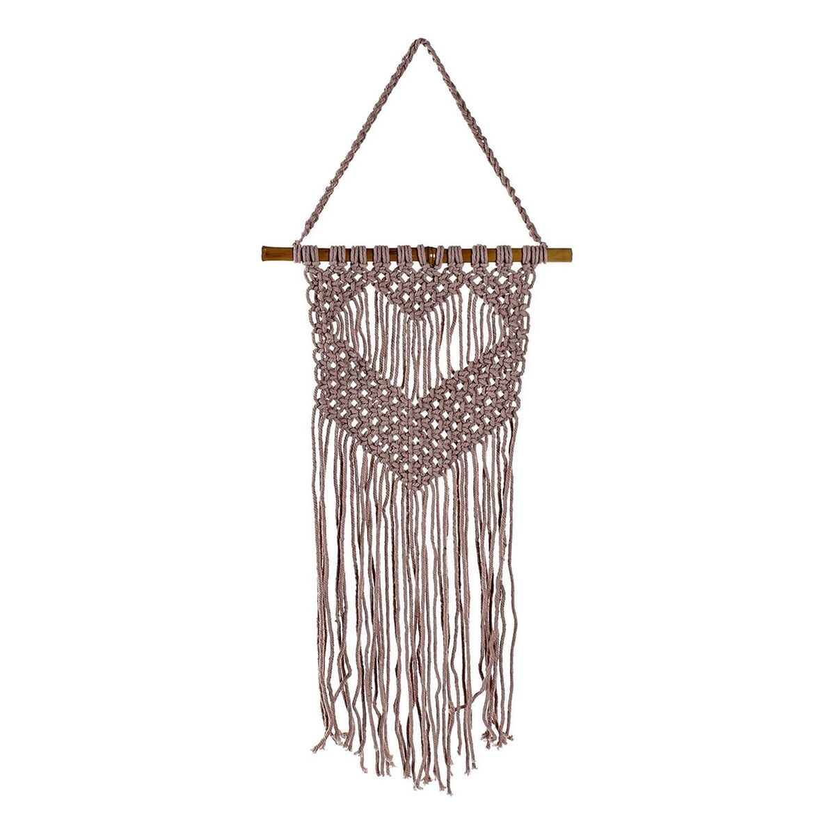 Hanging decoration DKD Home Decor Cotton Bamboo (30 x 1 x 73 cm)