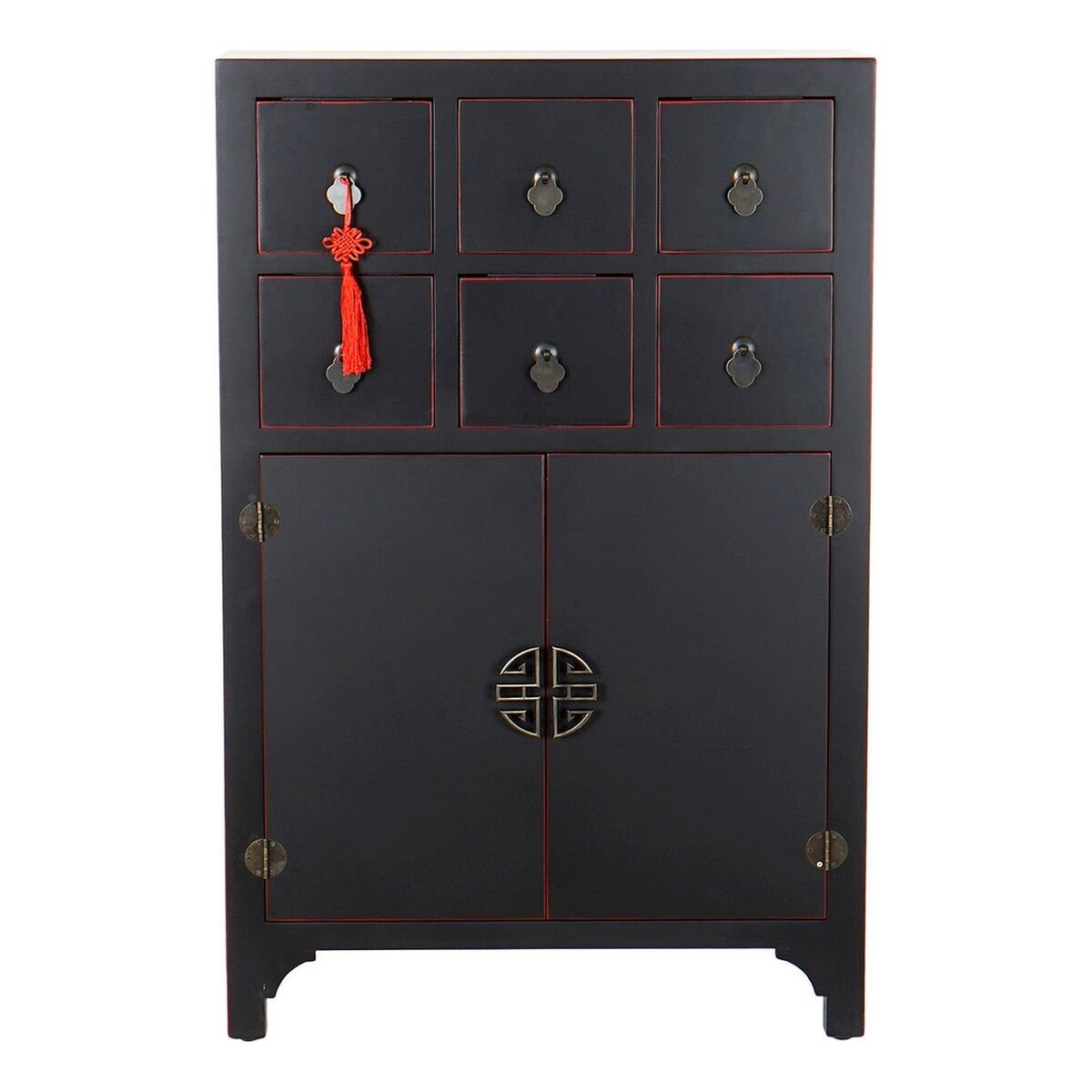 Chest of drawers DKD Home Decor Fir MDF Wood Oriental (63 x 27 x 101 cm)