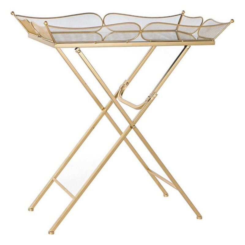Side Table DKD Home Decor Golden Metal Mirror (69 x 38 x 75 cm)