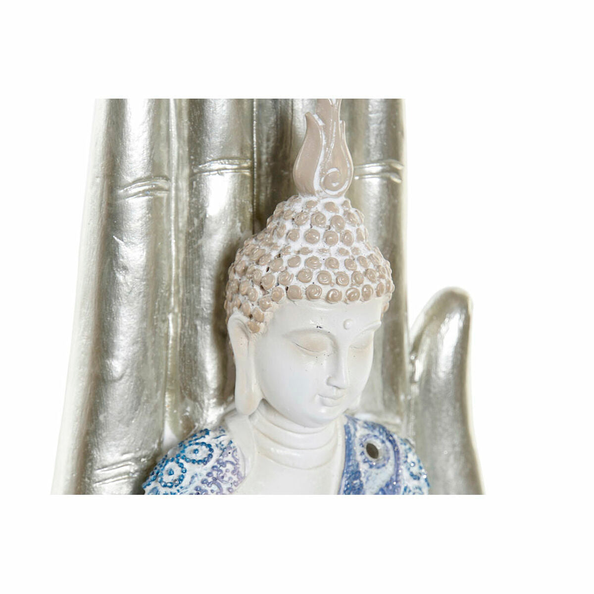 Decorative Figure DKD Home Decor Metal Buddha Resin MDF Wood (14 x 11 x 41 cm)