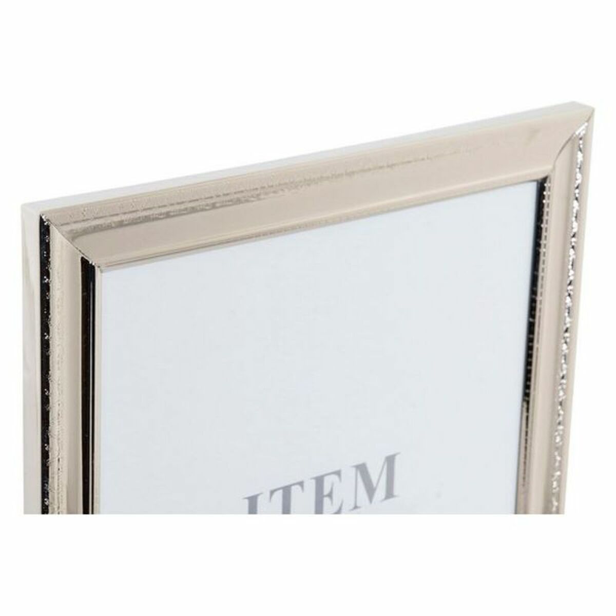 Photo frame DKD Home Decor ‎S3011544 Crystal Silver Metal Paper MDF Wood