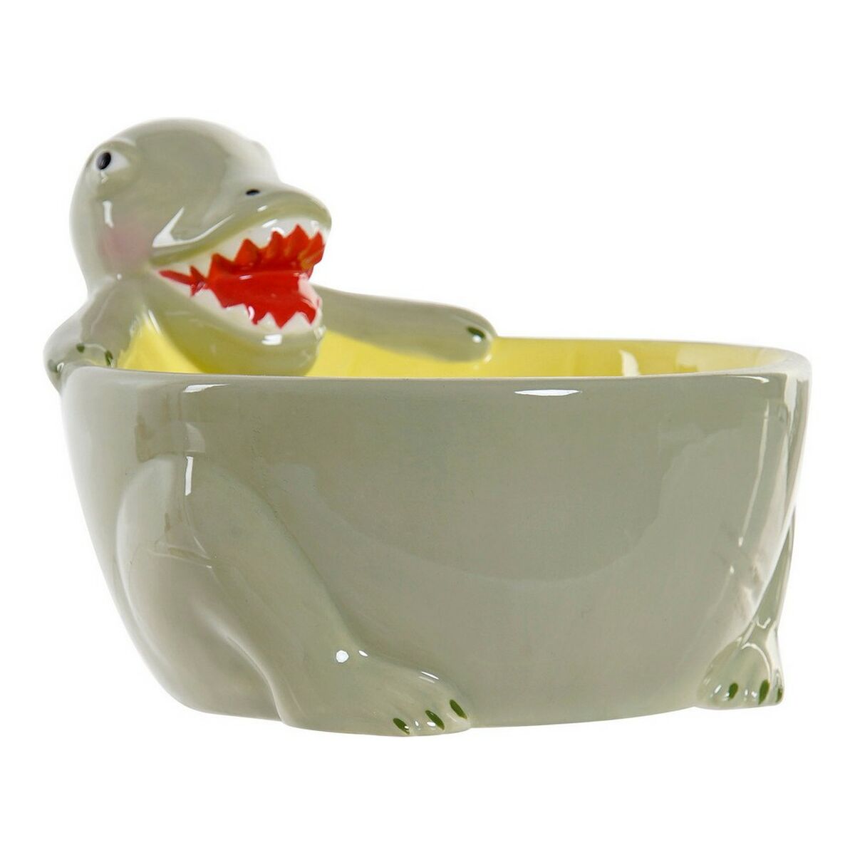 Bowl DKD Home Decor Dinosaur Dolomite (13.7 x 15.7 x 10.2 cm)