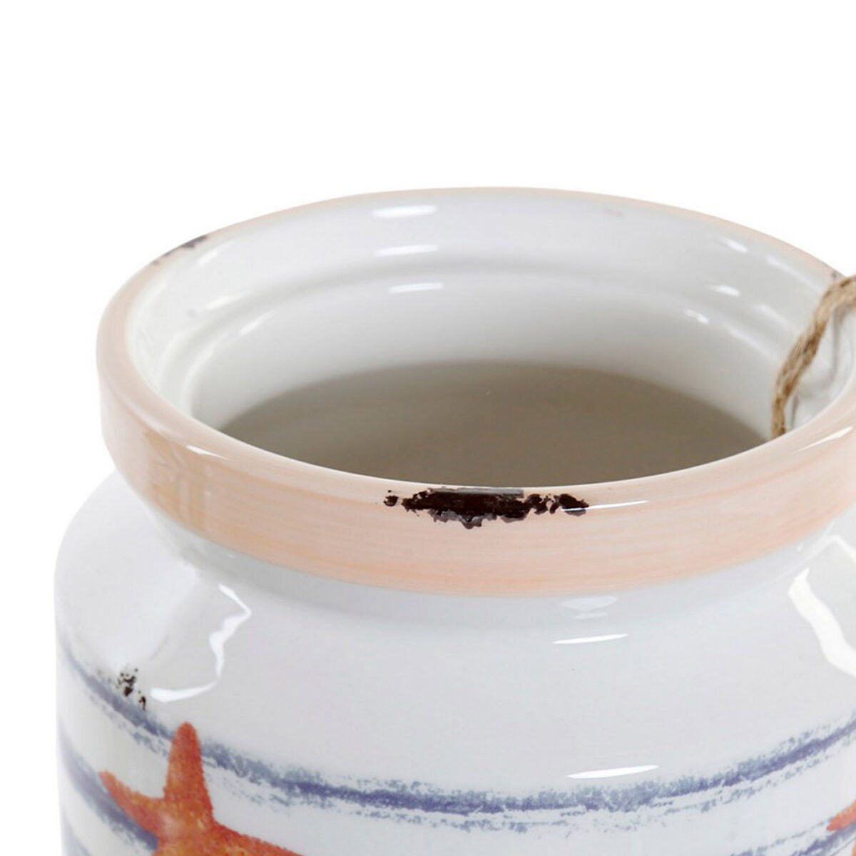 Tin DKD Home Decor Dolomite Summer 2 L (15 x 15 x 22 cm)