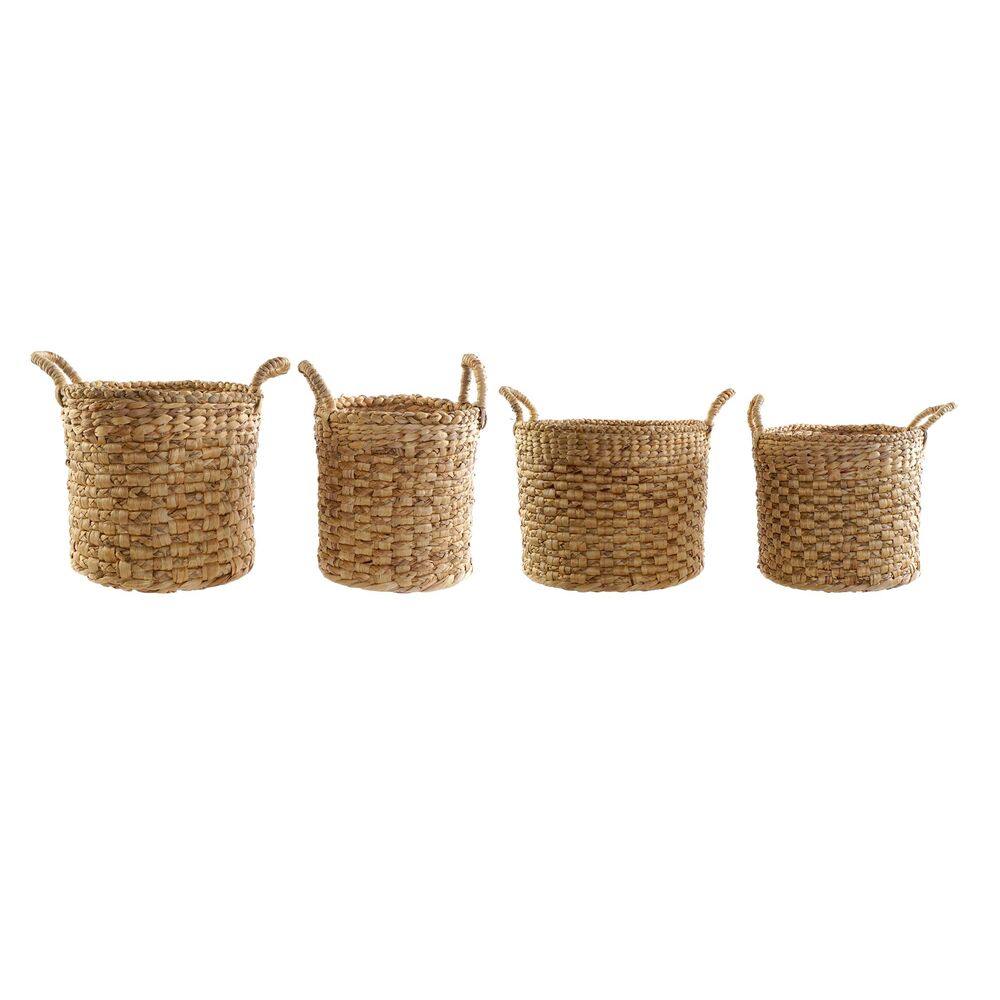 Basket set DKD Home Decor Jute (4 pcs)