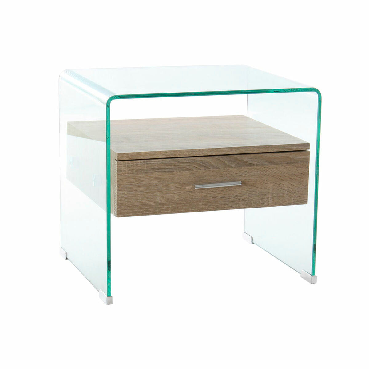 Nightstand DKD Home Decor Crystal MDF Wood (50 x 40 x 45.5 cm)