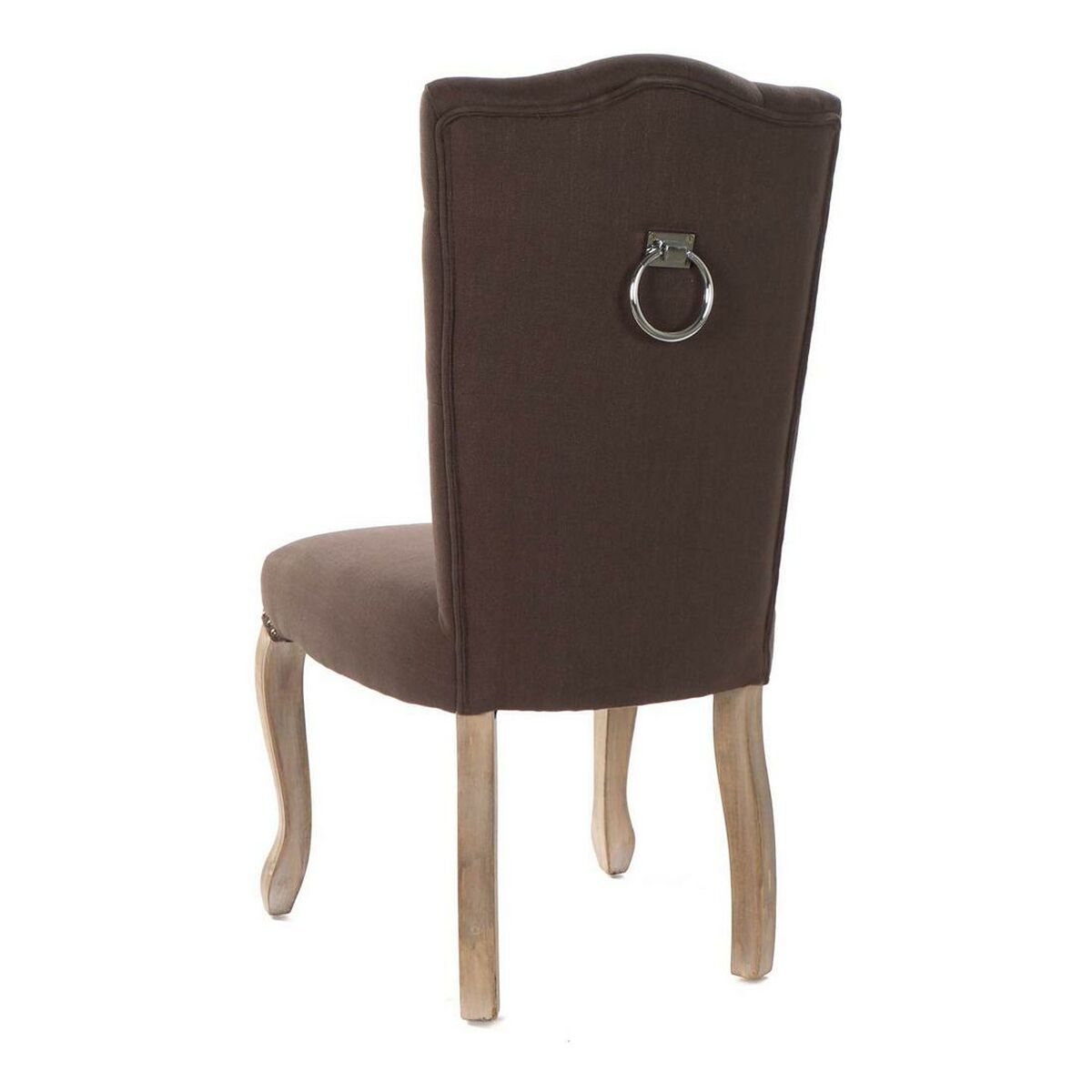 Chair DKD Home Decor Linen Rubber wood (52 x 49 x 101 cm)