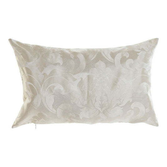 Cushion DKD Home Decor Beige Polyester Aluminium Traditional