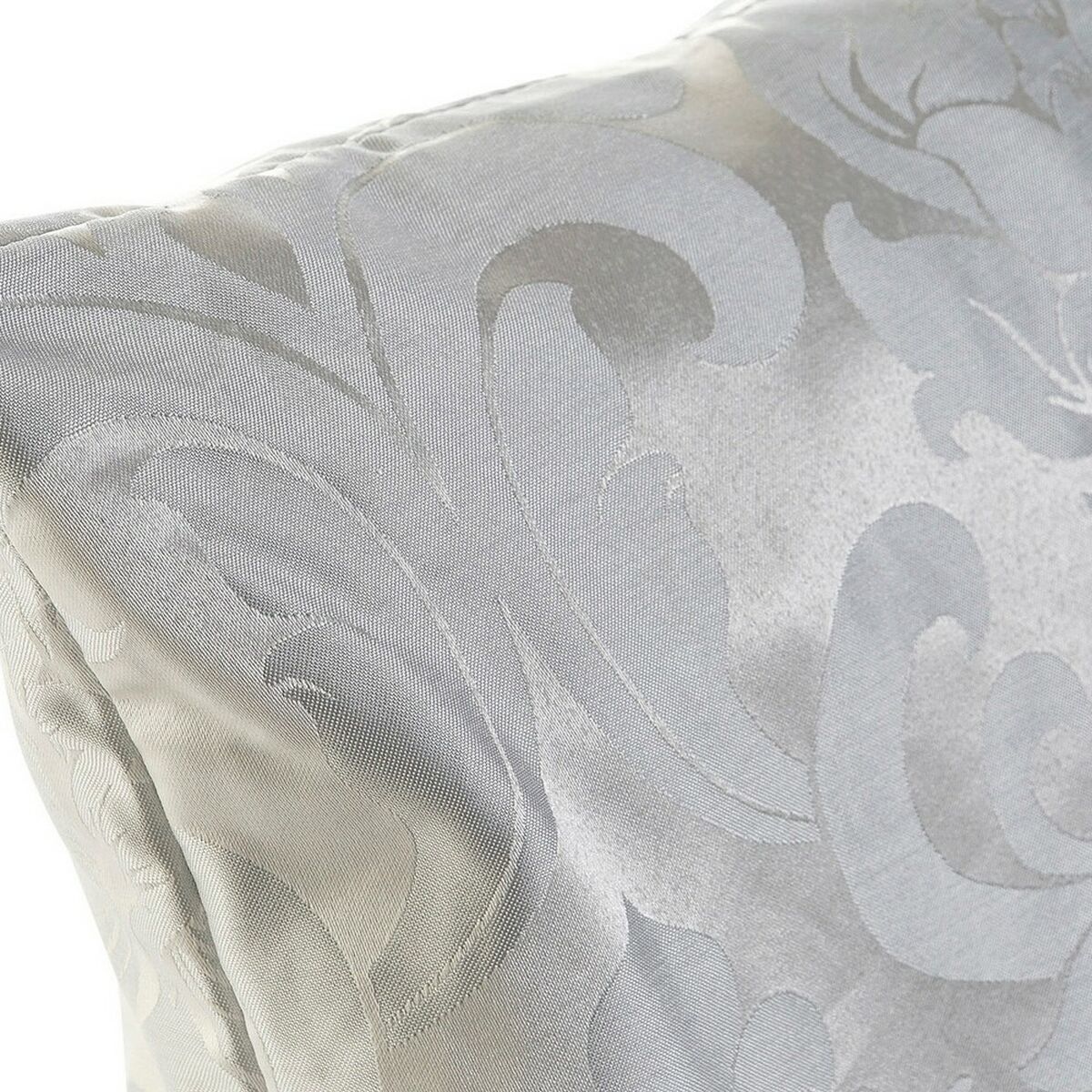 Cushion DKD Home Decor 8424001759309 Grey Polyester Aluminium Traditional