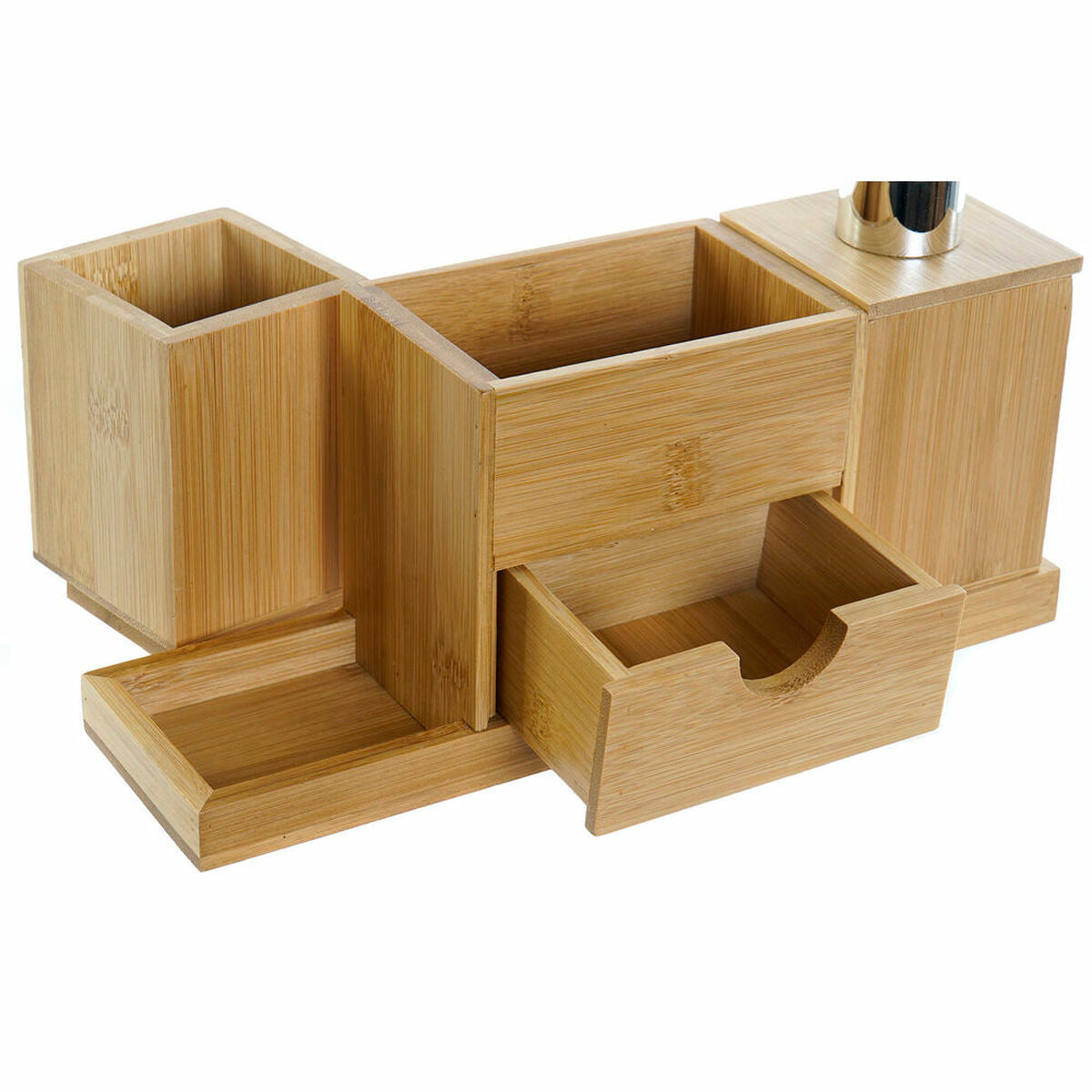 Bath Set DKD Home Decor Bamboo (3 pcs)