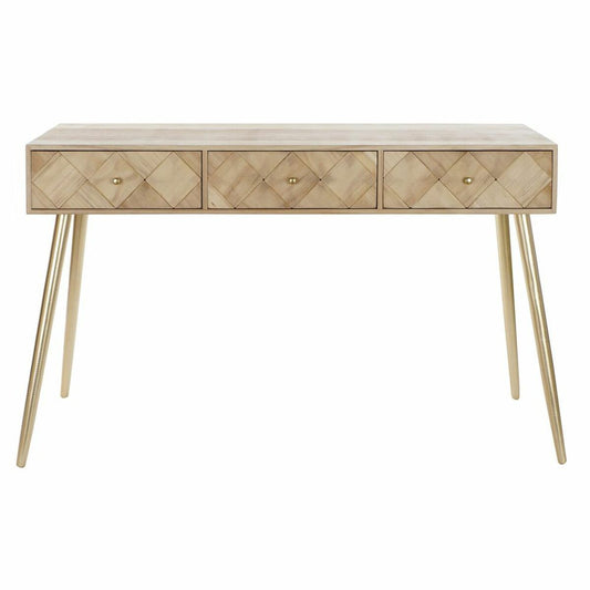 Console DKD Home Decor Metal Pinewood (132 x 41 x 78 cm)