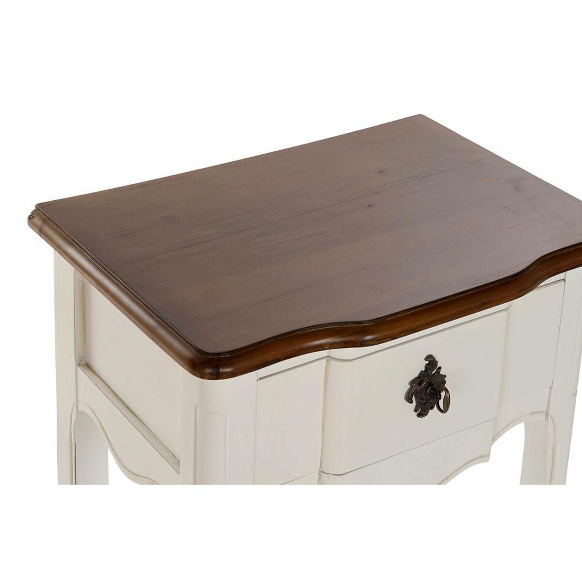 Small Side Table DKD Home Decor White Brown (47.5 x 36 x 68 cm)