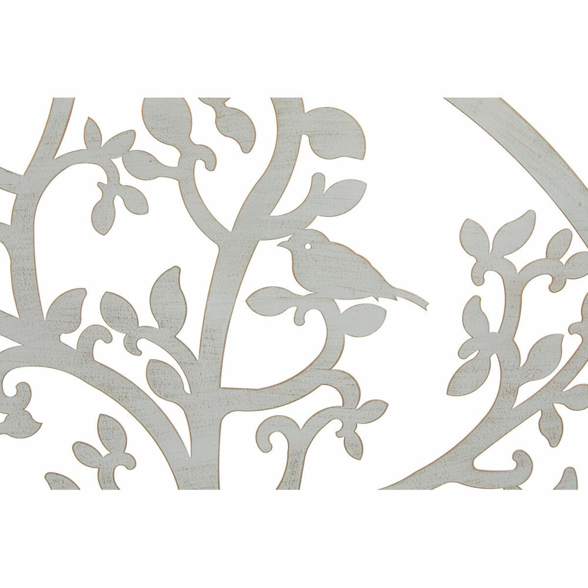 Wall Decoration DKD Home Decor White Metal Tree (2 pcs) (99 x 1 x 99 cm)