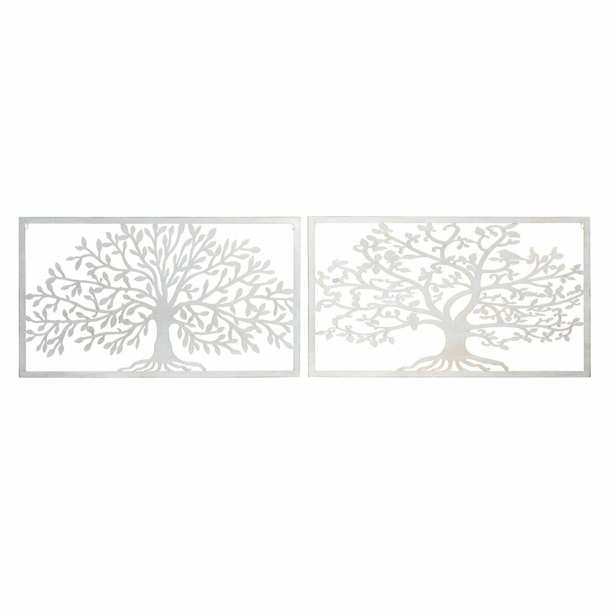 Wall Decoration DKD Home Decor Metal Tree (2 pcs) (84.5 x 1 x 49 cm)