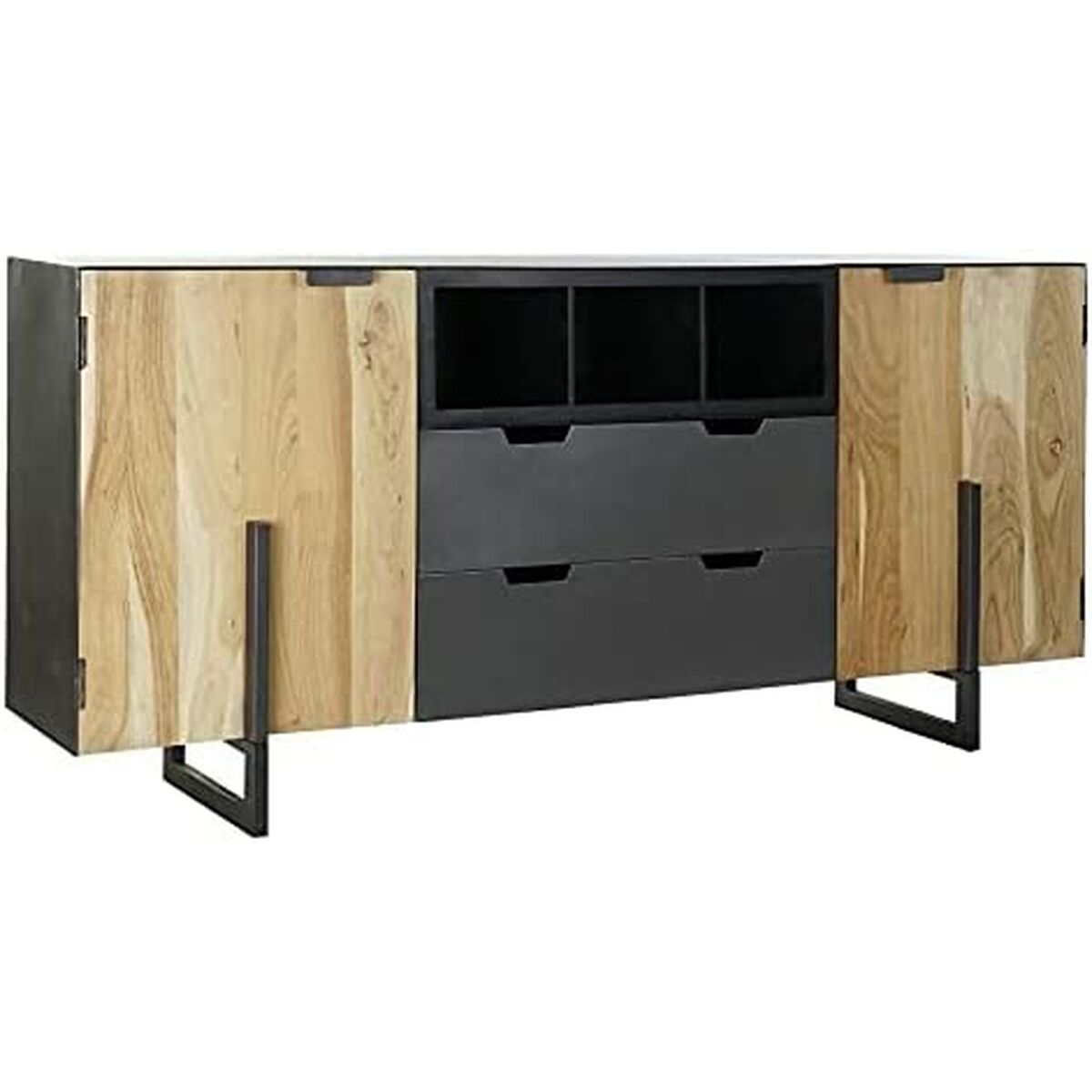 Sideboard DKD Home Decor Metal Acacia (195 x 40 x 90 cm)