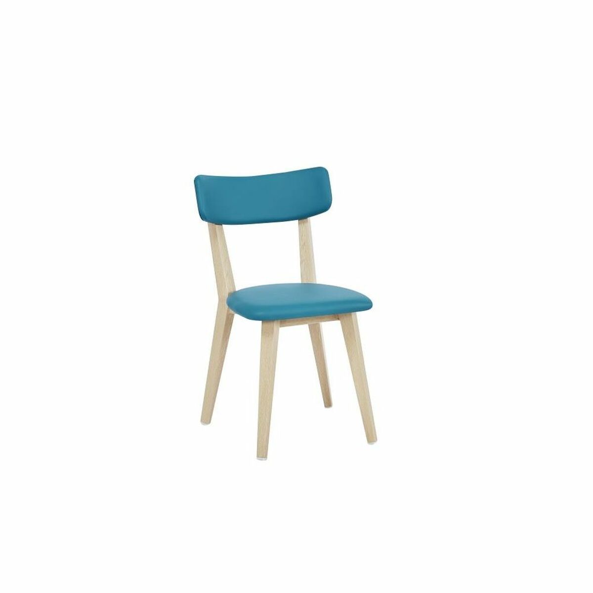 Dining Chair DKD Home Decor Blue Polyurethane Metal (51 x 46 x 76 cm)