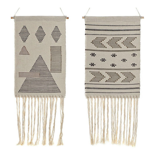 Hanging decoration DKD Home Decor Ethnic Cotton (46 x 1 x 64 cm)