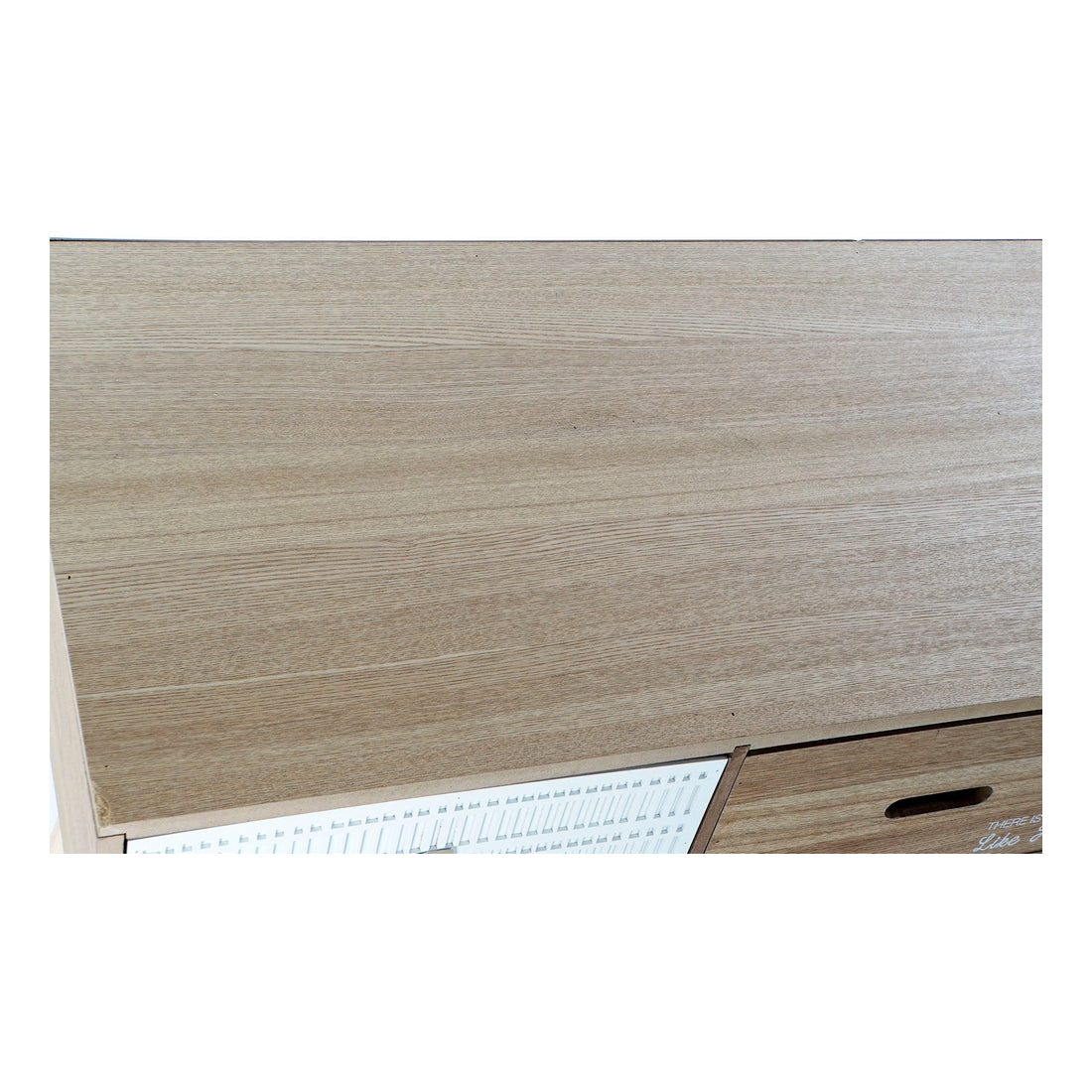 Desk DKD Home Decor White Brown Wood (100 x 50 x 76 cm)