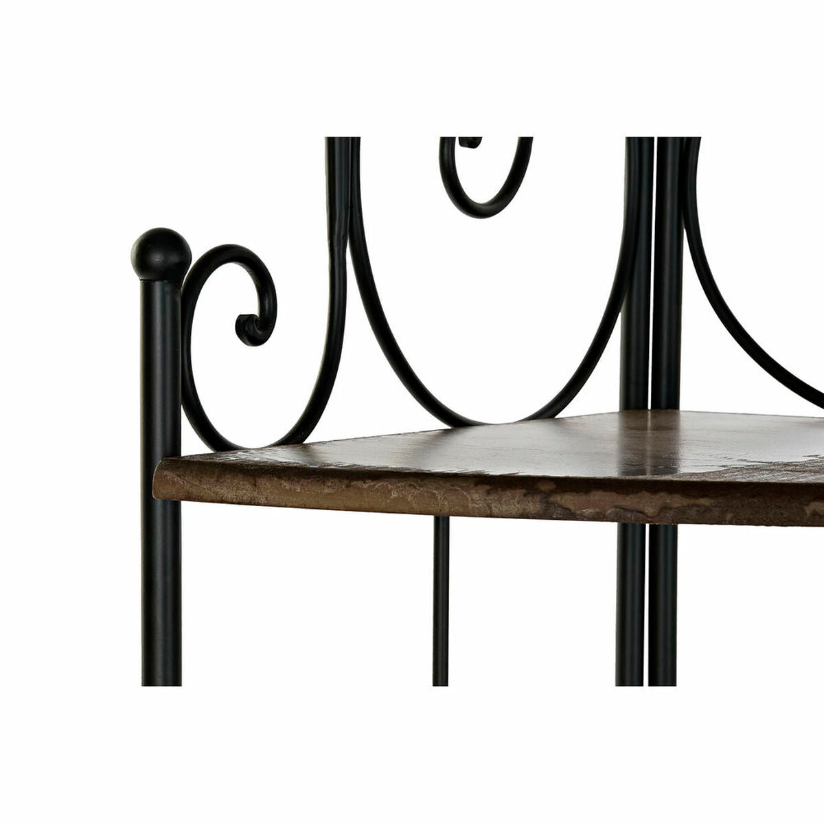 Shelves DKD Home Decor Fir Black Brown Ironwork 5 Shelves (63 x 45 x 205 cm)