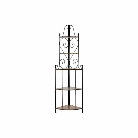 Shelves DKD Home Decor Fir Black Brown Ironwork 5 Shelves (63 x 45 x 205 cm)