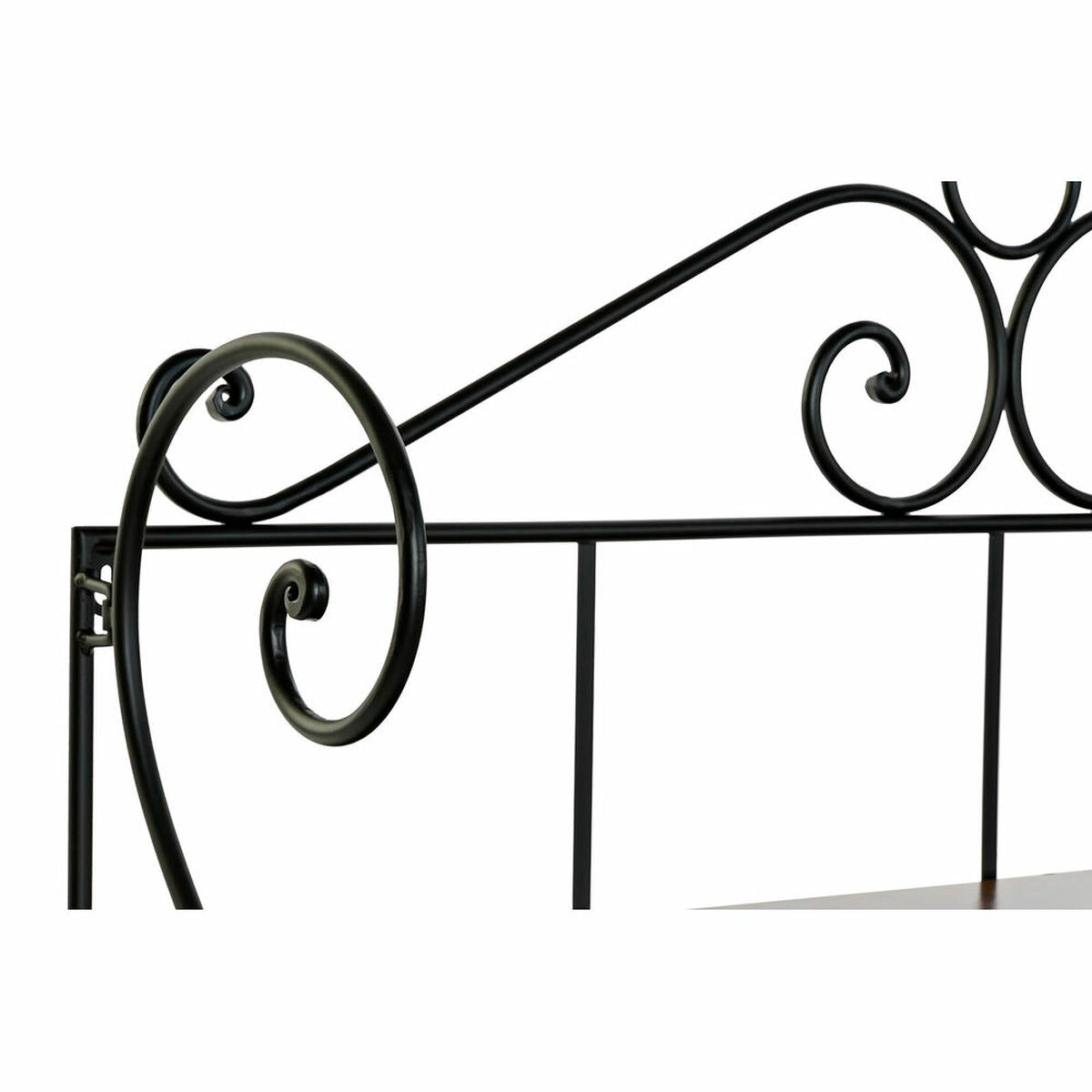 Shelves DKD Home Decor Fir Black Brown Ironwork (100 x 37 x 86 cm)