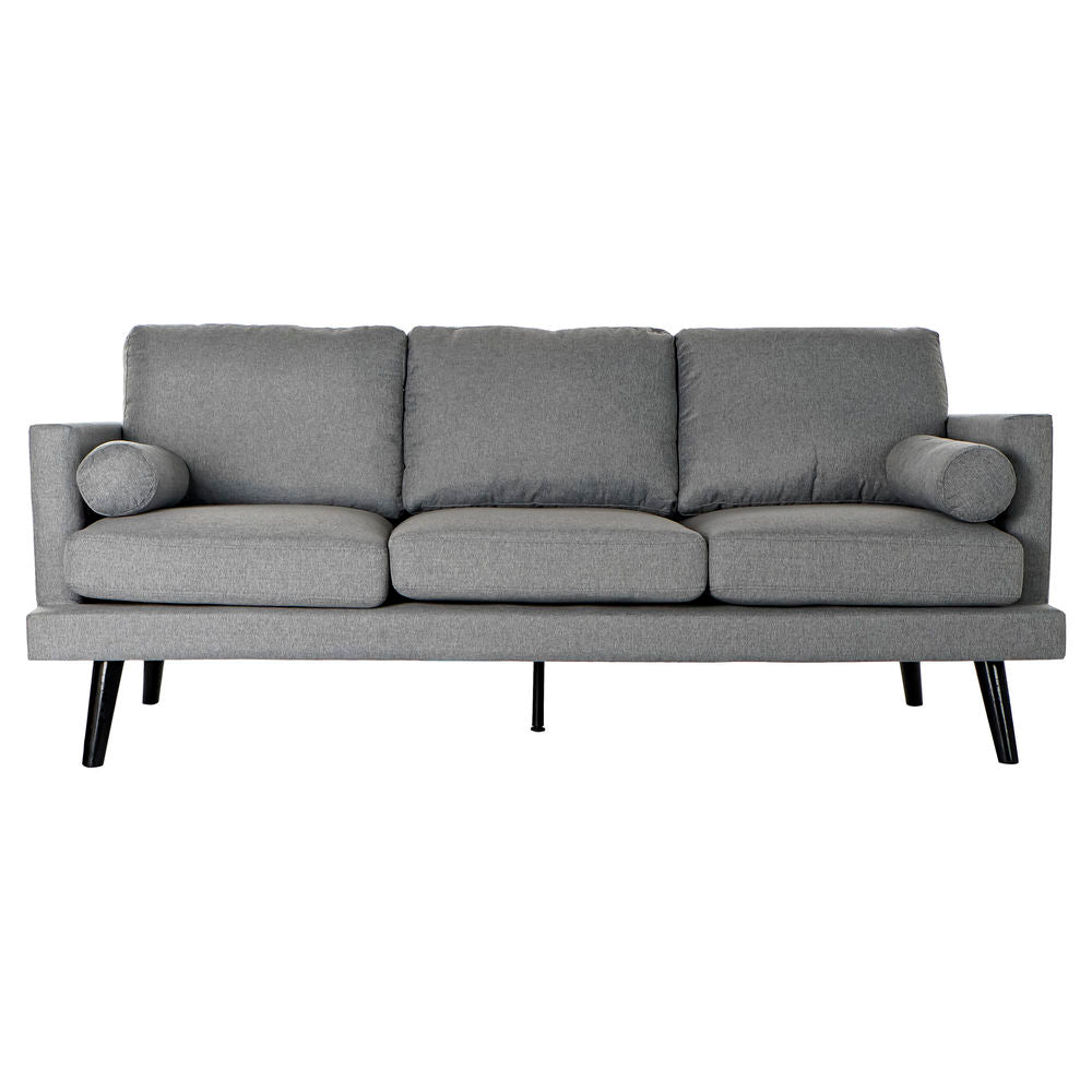 Sofa DKD Home Decor Polyester Dark Grey (195 x 85 x 85 cm)