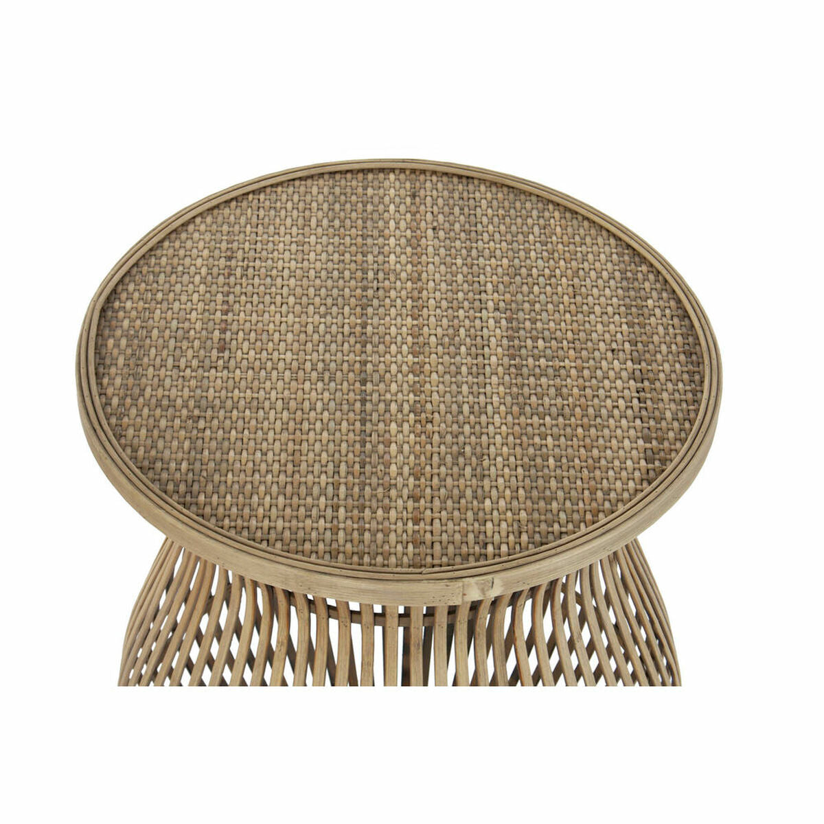 Side table DKD Home Decor Rattan (2 pcs) (61 x 61 x 62 cm) (41 x 41 x 53 cm)