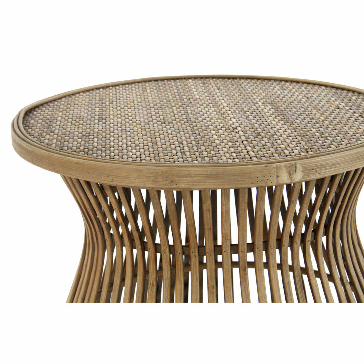 Side table DKD Home Decor Rattan (2 pcs) (61 x 61 x 62 cm) (41 x 41 x 53 cm)