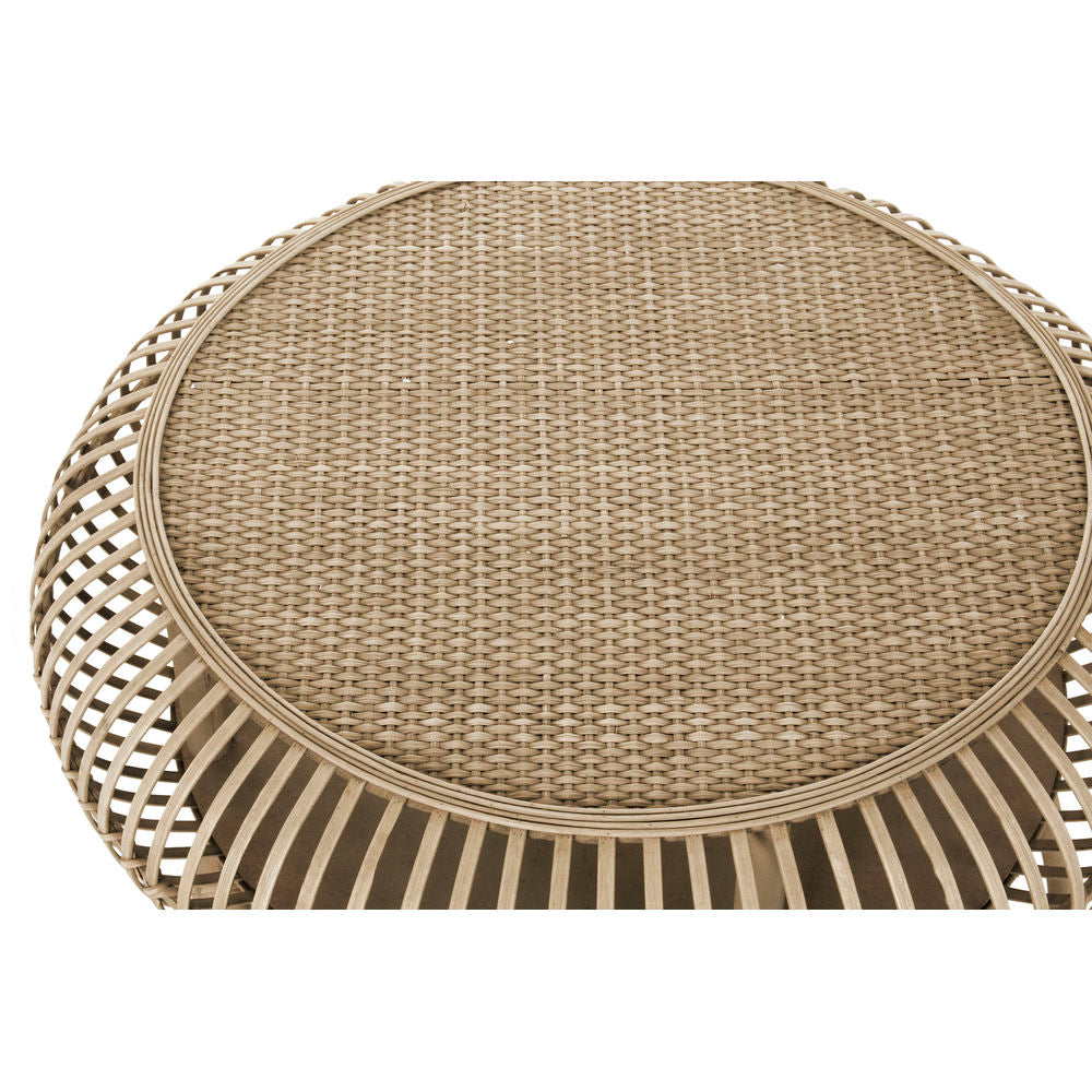 Side Table DKD Home Decor Rattan (75 x 75 x 40 cm)