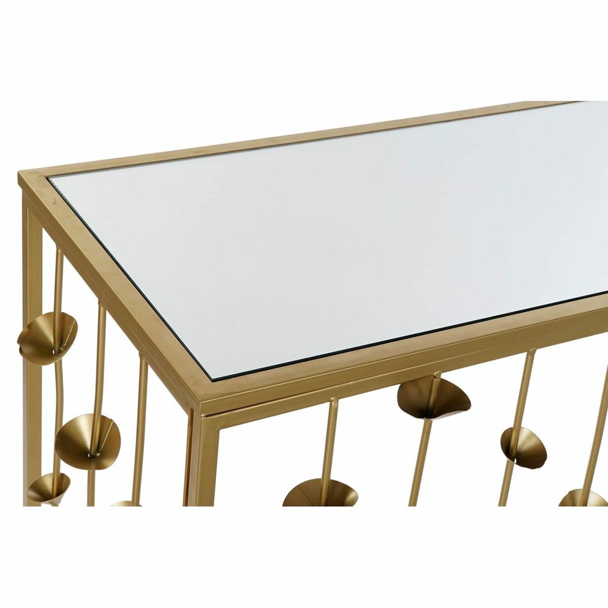 Console DKD Home Decor Metal Mirror (126 x 43 x 81 cm)