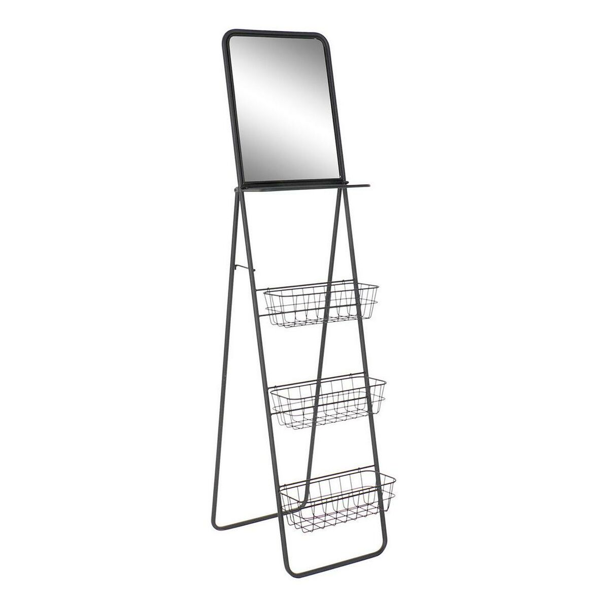 Shelves DKD Home Decor Mirror Iron (41 x 63 x 166 cm)